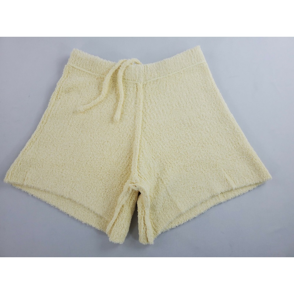 Weworewhat women knit shorts DBB006-1 yellow sz XS $69 - Picture 8 of 12